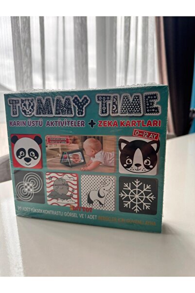 DoğaAtölye Aynalı Zeka Kartları ve Karın Üstü Aktiviteler Tummy Time