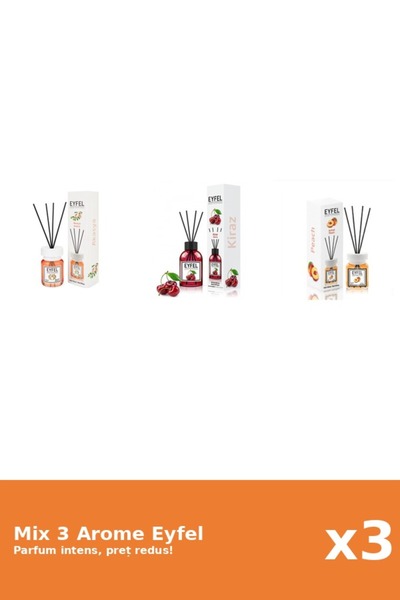 Eyfel Set 3 Mix Eyfel: 1x Acacia, 1x Cirese, 1x Piersica