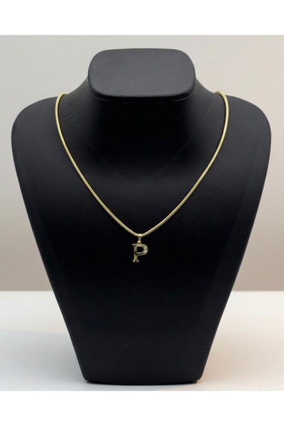 Lunays Xuping Snake Back Chain P Letter Pendant Model Zircon Stone Women's Br...