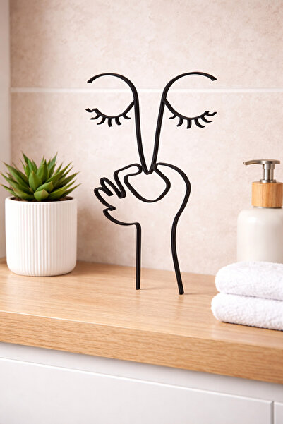 DERYA3D Maker shop Banyo Dekoratıf Duvar Süsü