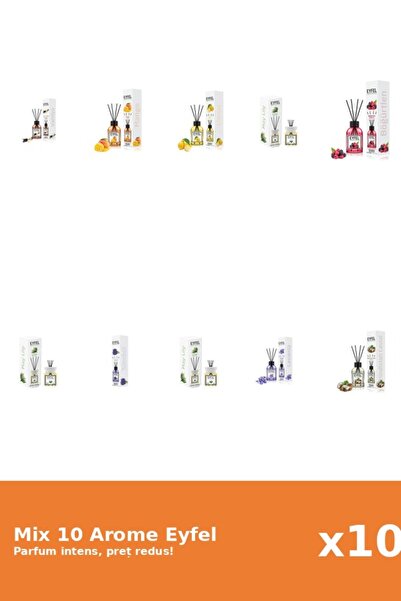 Eyfel Set 10 Mix Variat: 8 arome