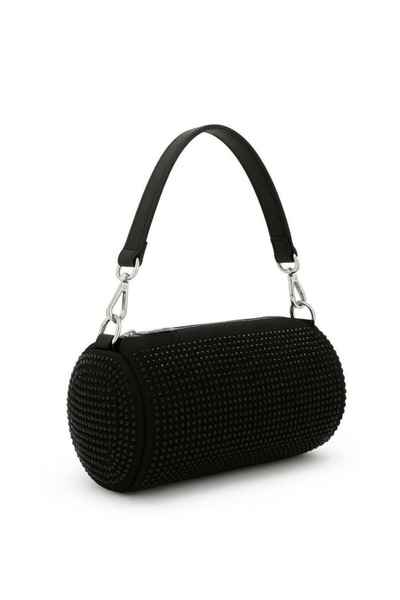 Madame Women's Silver Diamond Stone & Hand & Shoulder & Evening Dress Bag wit...