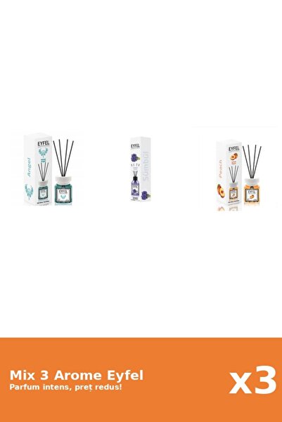 Eyfel Set 3 Mix Eyfel: 1x Angel, 1x Piersica, 1x Zambile