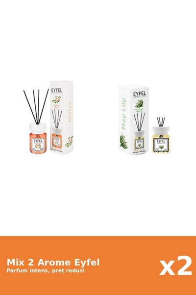 Eyfel Set 2 Mix Eyfel: 1x Acacia, 1x Lacramioare