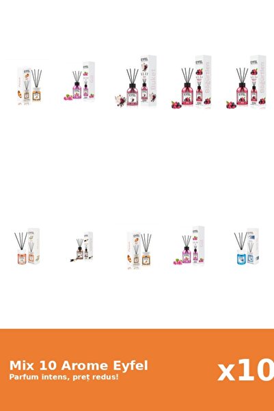 Eyfel Set 10 Mix Variat: 7 arome