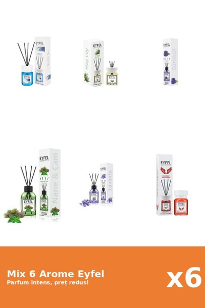 Eyfel Set 6 Mix Variat: 6 arome
