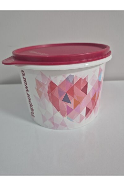 Tupperware Cylinder cup heart 1.1 lt