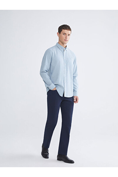 LC Waikiki بنطلون جبردين ستاندرد باللون الأزرق الداكن للرجال