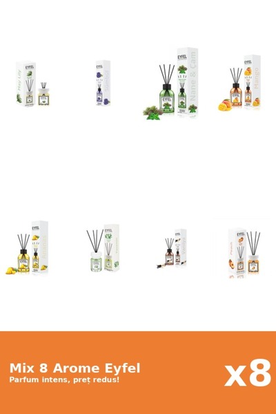 Eyfel Set 8 Mix Variat: 8 arome