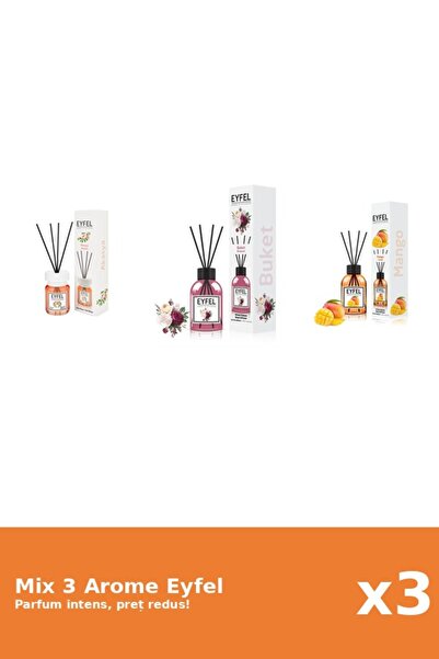 Eyfel Set 3 Mix Eyfel: 1x Acacia, 1x Bouquet, 1x Mango