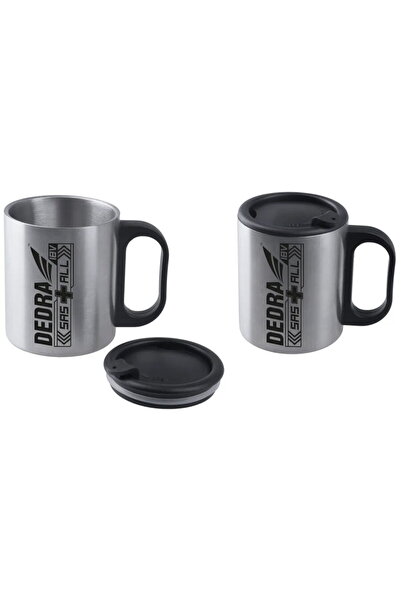 Generic Cană din oțel inoxidabil cu capac