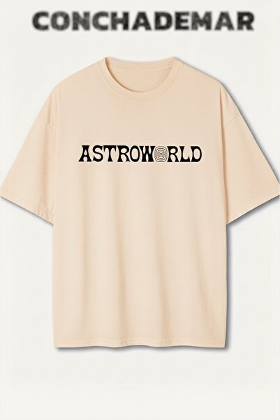 Vordevia Astroworld με τύπωμα Premium oversized Βαμβάκι lu T-shirt