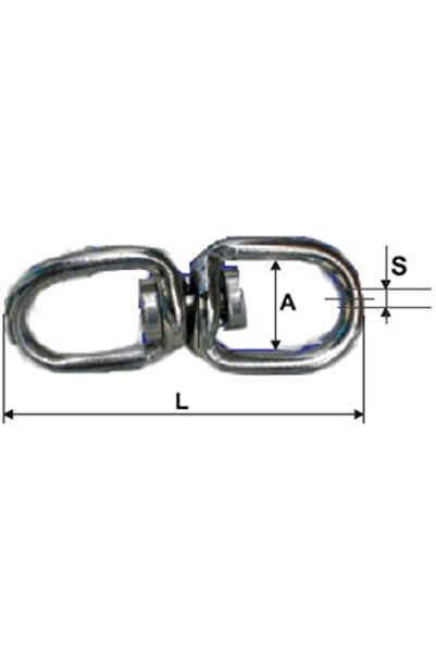 MK ÎMBRĂCARE INELARĂ - ZINCATĂ 3,8 MM / 14X50 MM