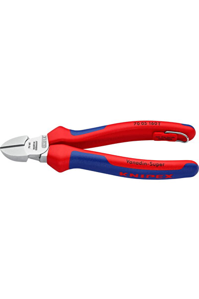 Knipex side cutters 70 05 160, cutting pliers (red/blue, length 160mm)