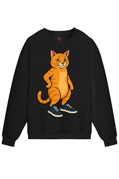 Rabona Fashion Μπλούζα/Φούτερ Unisex με στάμπα Miyavcı Reis (Προαιρετικό)