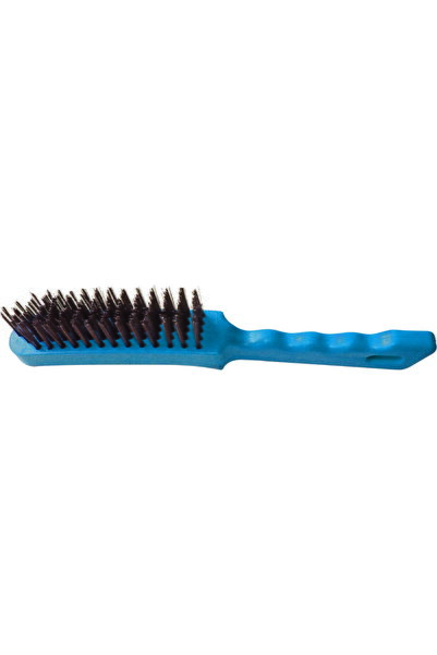 BASIC Wire Brush with Plastic Handle 4 Rows