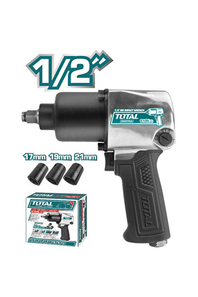 TOTAL - Cheie pneumatică cu impact 610Nm 6,2 bar