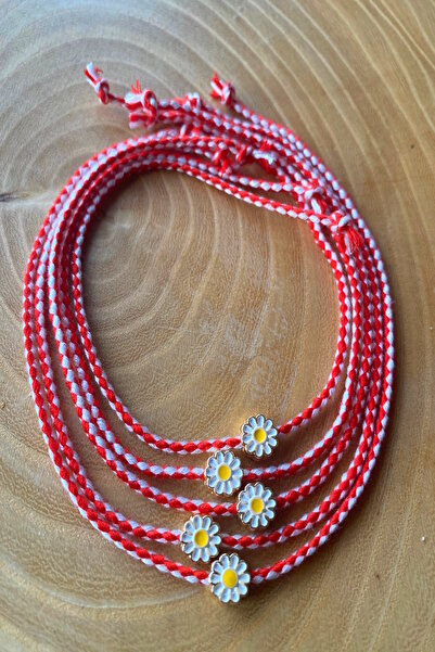 Shepidi 4 قطع من أساور الحظ الفاخرة من مارتينيككا بتصميم زهرة الأقحوان