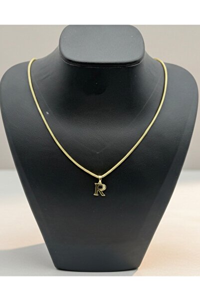 Lunays Xuping Snake Back Chain R Letter Pendant Model Zircon Stone Women's Br...