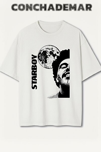 Vordevia Μπλουζάκι Starboy με στάμπα, Premium Oversize από βαμβάκι