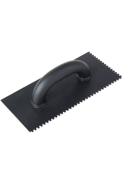 Polonia PLASTIC NOTCHED TROWEL WITH ROBUST HANDLE 270X130/10MM