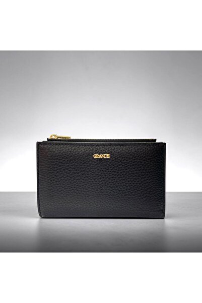 Grande Real Leather Women's Wallet Medium Size Genuine Leather