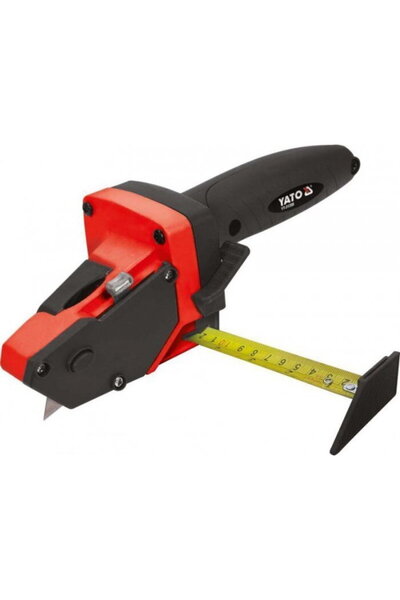 yato Large Metal Body Knife with 80 mm Blade and Retractable Gauge