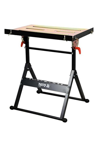 yato Masă de sudură, lemn/metal, pliabilă, 66x59x83 cm, bej/negru