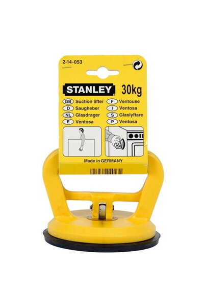Stanley 2-14-053 Ventuză pentru sticlă cu un suport și două mânere, 120 mm