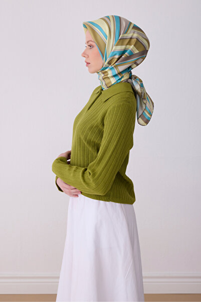 Belli 2026 Summer Season Twill Silk Scarf 4311Dtm 34