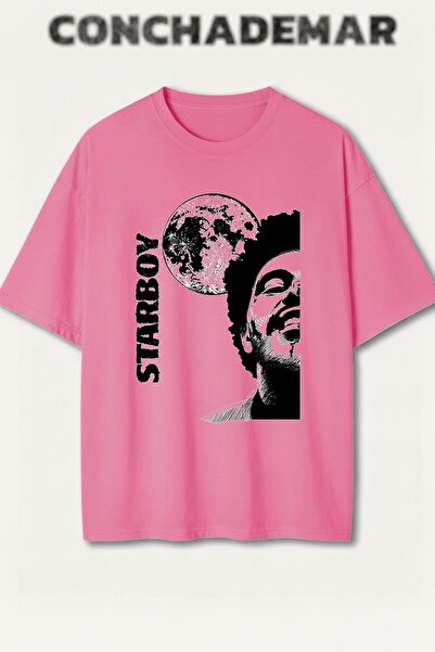 Vordevia Μπλουζάκι Starboy με στάμπα, Premium Oversize από βαμβάκι