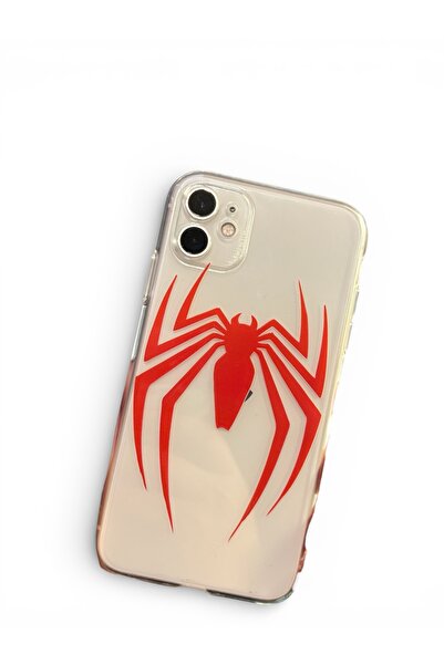 Poyem Aksesuar iPhone 11 Compatible Spiderman Design Case
