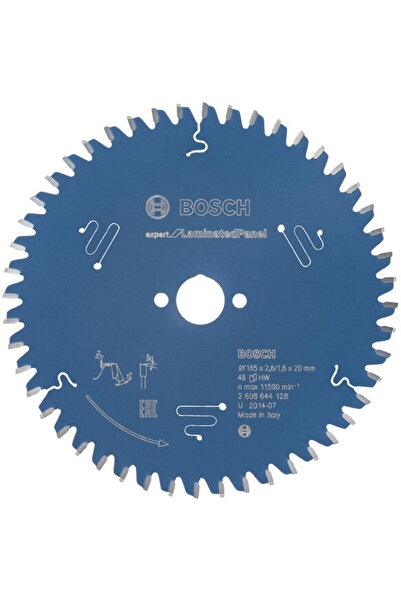 Bosch Lamă de ferăstrău circular Expert pentru panouri laminate 2.6x20x165mm,...