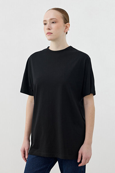 Merwishop Merwish Short Sleeve Basic Cotton Pack T-Shirt 1809 Black