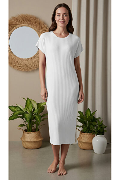 BONJOUR MADAME Rochie de noapte tricotată din viscoză BM-1768