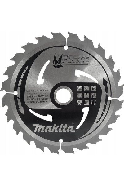 Makita FIERĂSTRAU CIRCULAR 165x20x24z M-FORCE LEMN