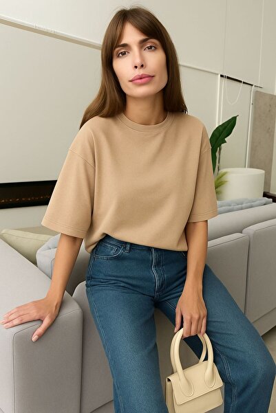 BENROMA Прави, прекалено голяма унисекс тениска YB5