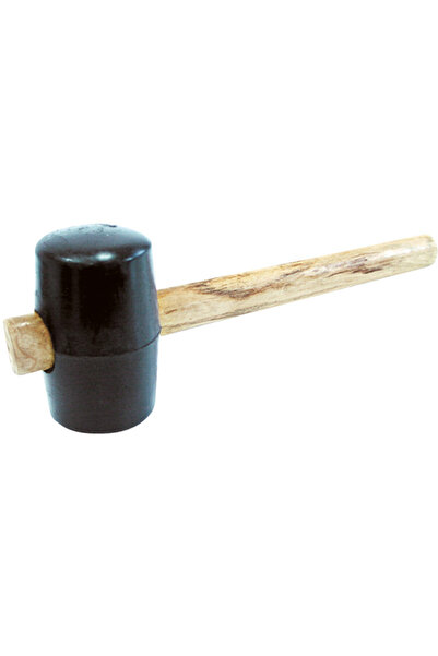 MEGA CIOCANUȚ DE CAUCIUC CU MÂNER DE LEMN 55MM / 225G