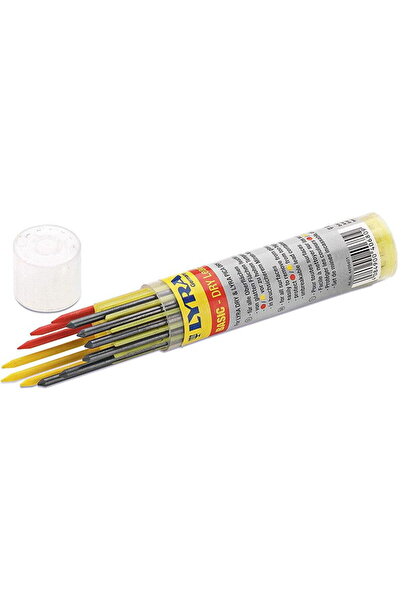 LYRA RECHARGEABLE PENCIL REFILLS (GRAPHITE-6/RED-3/YELLOW-3)