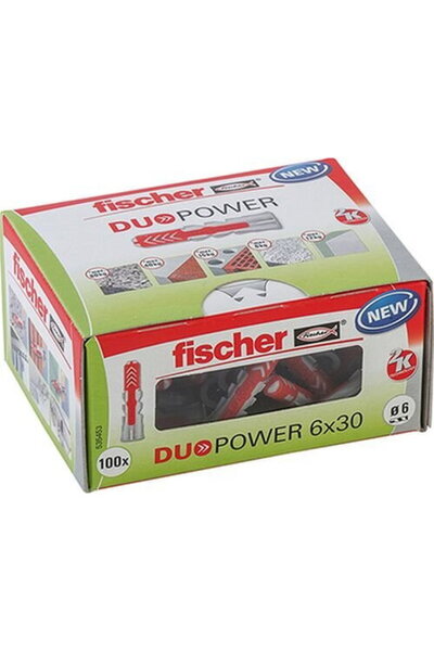 Fischer DUOPOWER 6x30 LD 100pcs
