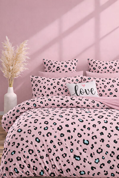 İQON Fitted Sheet Lı Duvet Cover Set Double Chtpmb6646