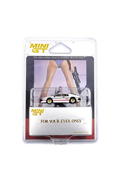 mini gt 1/64 Lotus Esprit Turbo White "For Your Eyes Only" - Blister Paket MG...