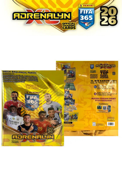 TOYFEST Panini FIFA 2026 Mega Başlangıç Albüm Paketi