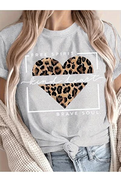 WOODROFFE Tricou pentru femei Free Spirit cu imprimeu supradimensionat Lejer