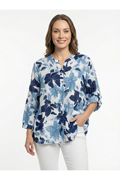 citycenterfashion Women's Plus Size Fold Sleeve Shirt Blouse cty-akc-uzd1 100...