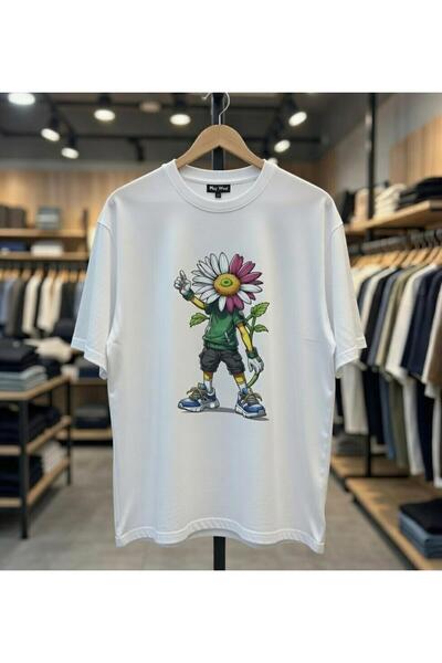 playwear Μπλουζάκι με στάμπα Ayçicek Human Figure, 100% βαμβακερό, κανονική ε...