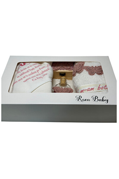 Empionics Costum de botez pentru fete, Empionics, model Elegance, set de 7 pi...