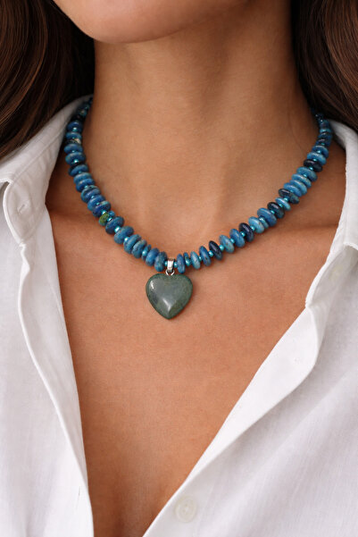 best bioenerji taş terapi Apatite Natural Stone Pendant Amorphous Cut Labrado...