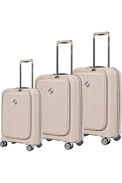 VERAGE مجموعة حقائب سفر غير قابلة للكسر مكونة من 3 قطع مع قفل معتمد من إدارة ...