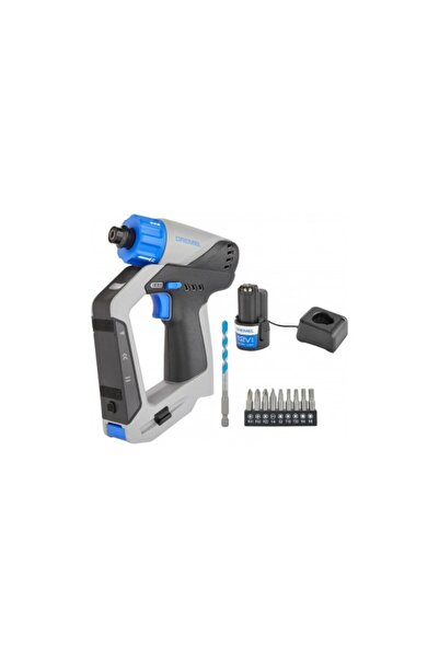 Dremel Mașină de găurit și șurubelniță fără fir, plan, baterie de 12V, laser ...